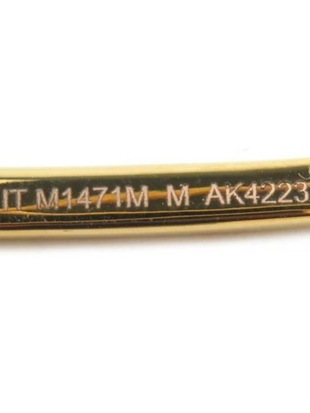 Auth LOUIS VUITTON Bangle Bracelet Gold Metal M1471M - h32050a - Picture 9 of 10